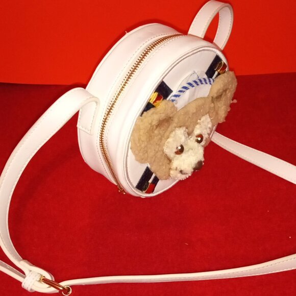 BEAUTIFUL CROSSBODY TEDDY-BEAR SMALL 7" INCH PURSE - Picture 4 of 10